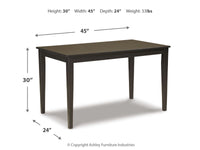 Kimonte Dining Table
