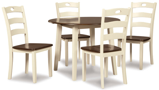 Woodanville Dining Table with 4 Chairs - Ashley Furniture - Brunei