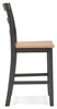 Gesthaven Barstool;Nataural/Brown
