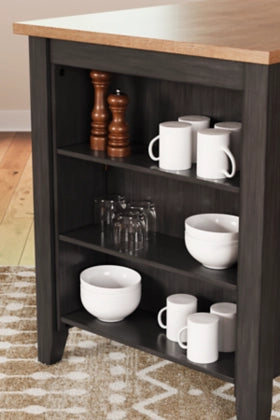 Gesthaven RECT Dining Room Counter Table;Natural/Brown