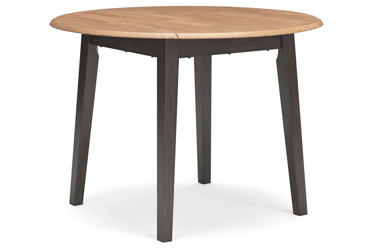 Gesthaven Dining Room Set with 4 chairs; Natural/Brown