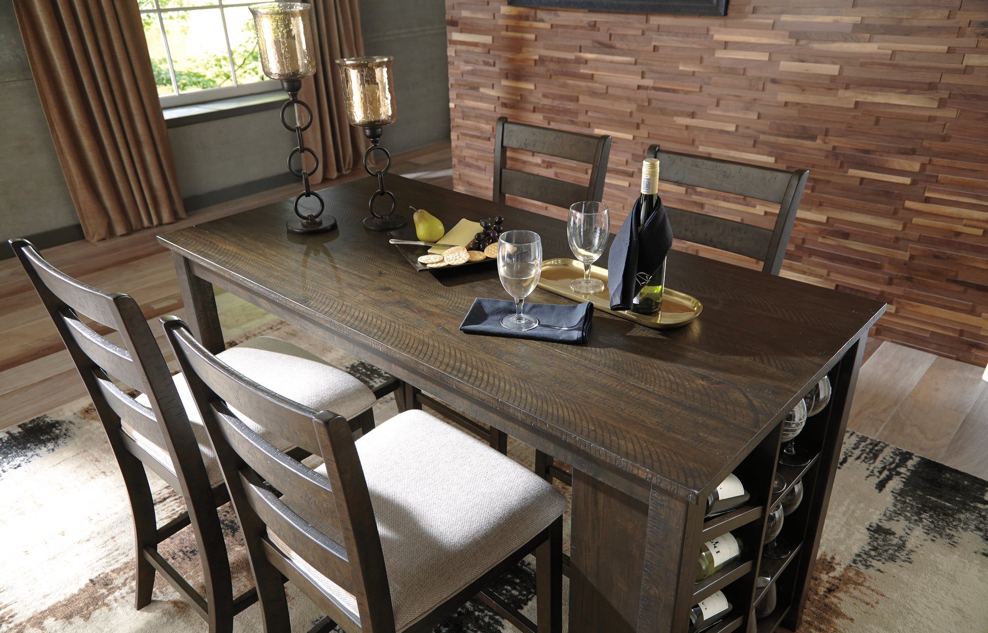 Rokane Counter Height Dining Table - Ashley Furniture - Brunei