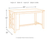 Rokane Counter Height Dining Table