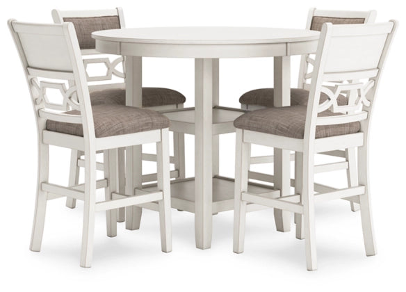 Erinberg DRM Counter Table Set (5/CN);ANTIQUE  WHITE