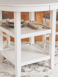 Erinberg DRM Counter Table Set (5/CN);ANTIQUE  WHITE