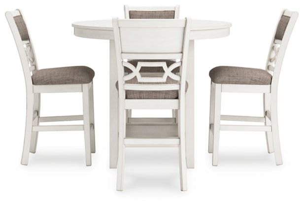 Erinberg DRM Counter Table Set (5/CN);ANTIQUE  WHITE
