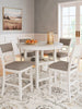 Erinberg DRM Counter Table Set (5/CN);ANTIQUE  WHITE