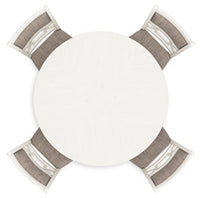 Erinberg DRM Counter Table Set (5/CN);ANTIQUE  WHITE