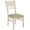 UPHOLSTERED SIDE CHAIR-ARROWTOWN;WHITE