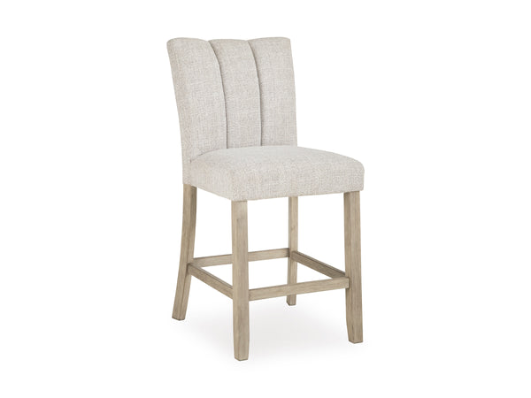 Karmenton Counter Height Barstool;Bisque