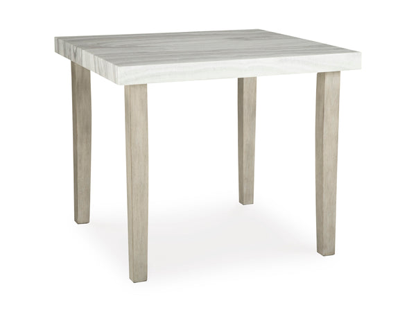 Karmenton Counter Height Dining Table;Bisque