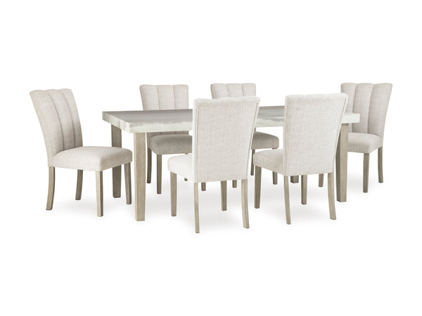 Karmenton 6-Piece Dining Set;Bisque