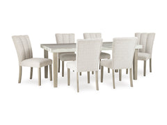 Karmenton 6-Piece Dining Set;Bisque