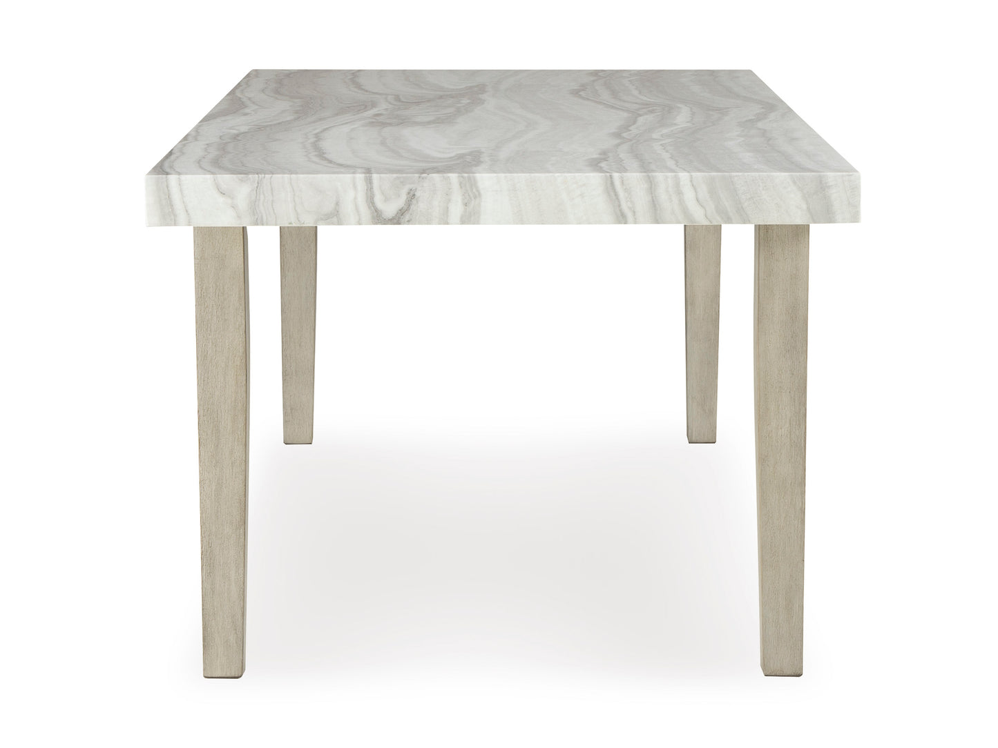 Karmenton Rectangular Dining Room Table;Bisque