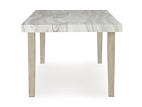 Karmenton Rectangular Dining Room Table;Bisque