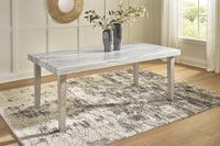 Karmenton Rectangular Dining Room Table;Bisque