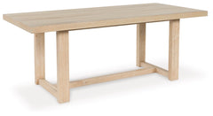 RECTANGULAR DINING ROOM TABLE-YALINTON;BISQUE
