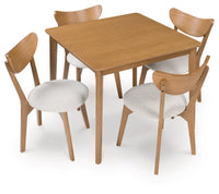 Fraddoni Dining Room Table Set;LIGHT BROWN