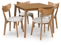 Fraddoni Dining Room Table Set;LIGHT BROWN