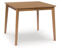 Fraddoni Dining Room Table Set;LIGHT BROWN
