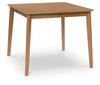 Fraddoni Dining Room Table Set;LIGHT BROWN