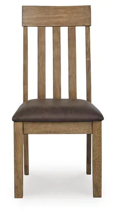 Broxtyn 6-Piece Dining Set;LightBrown