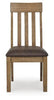 Broxtyn Dining UPH Side Chair;LightBrown