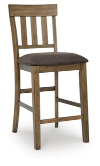 Broxtyn Counter Height Barstool;Light Brown