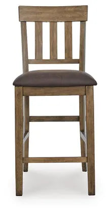 Broxtyn Counter Height Barstool;Light Brown