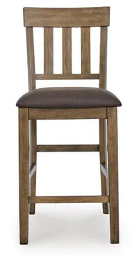 Broxtyn Counter Height Barstool;Light Brown