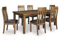 Broxtyn 6-Piece Dining Set;LightBrown