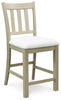 Calmoro Dining Chair; Off White/Gray