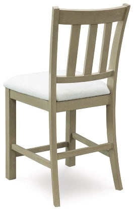 Calmoro Dining Chair; Off White/Gray