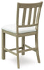 Calmoro Dining Chair; Off White/Gray