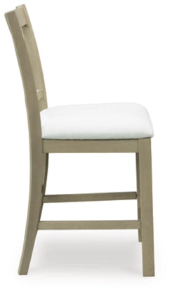 Calmoro Dining Chair; Off White/Gray
