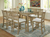 Calmoro Counter Height Dining Table and 8 Barstools;Gray