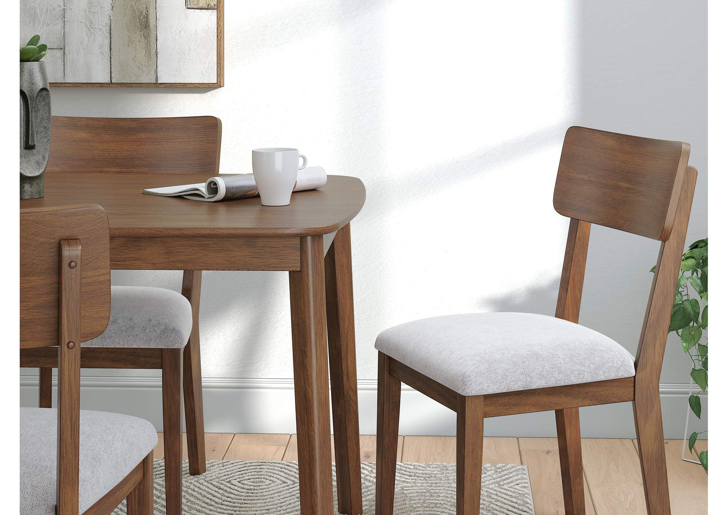 Lyncott Dining Set 5 - Piece;Brown