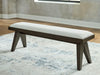 Westonfort Large UPH Dining Room Bench;Espresso