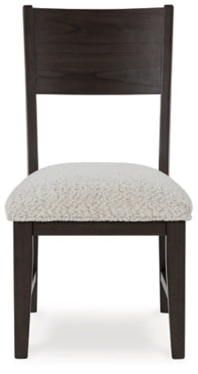 Westonfort Dining UPH Side Chair;Espresso (Set of Two)