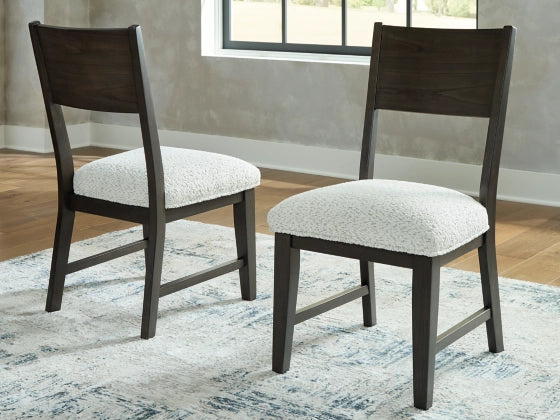 Westonfort Dining UPH Side Chair;Espresso (Set of Two)