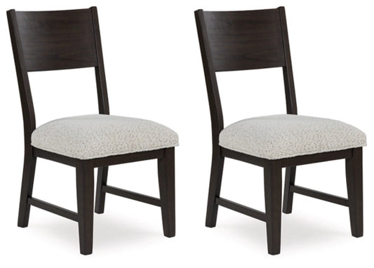 Westonfort Dining UPH Side Chair;Espresso (Set of Two)