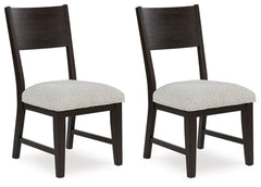 Westonfort Dining UPH Side Chair;Espresso (Set of Two)