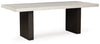 Westonfort Rectangular Dining Room Table;Espresso