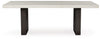 Westonfort Rectangular Dining Room Table;Espresso