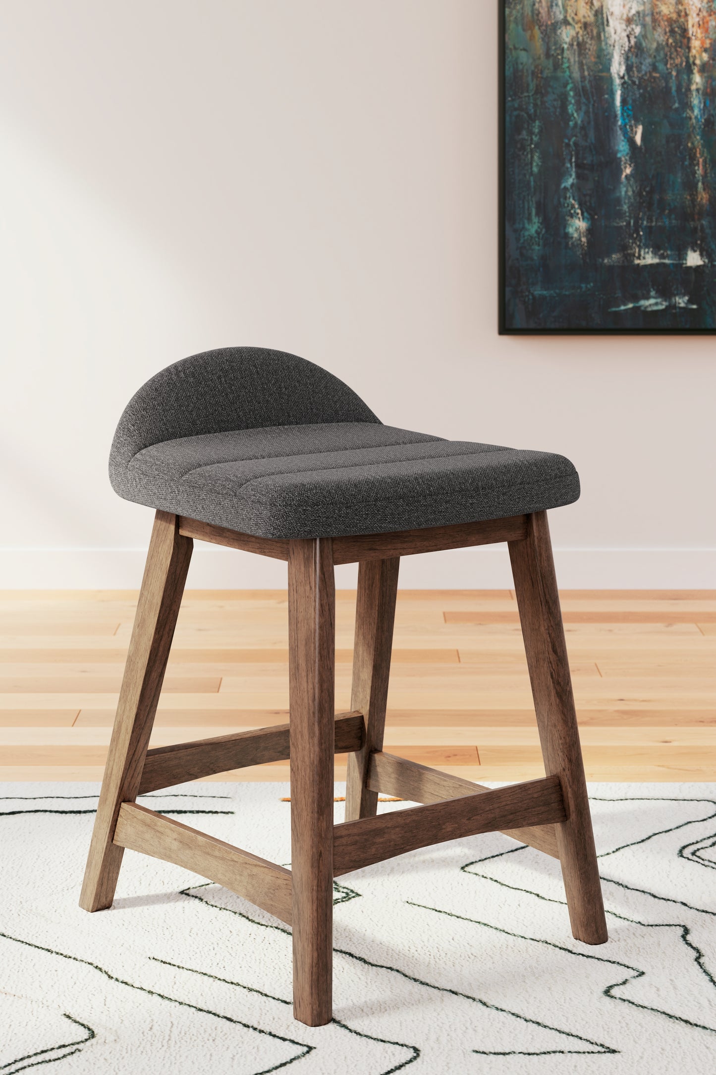 Lyncott Upholstered Barstool