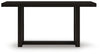 Neymorton RECT Dining Room Counter Table;Dark Grayish Brown