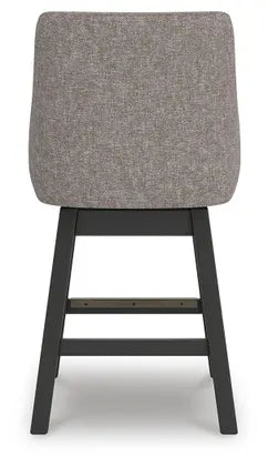 Neymorton UPH Swivel Barstool;Dark Grayish Brown