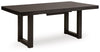 Neymorton Dining Room Set;Dark Grayish Brown