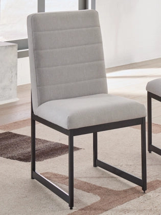 Tomtyn Dining UPH Side Chair;Light Brown (Set of Two)