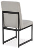 Tomtyn Dining UPH Side Chair;Light Brown (Set of Two)